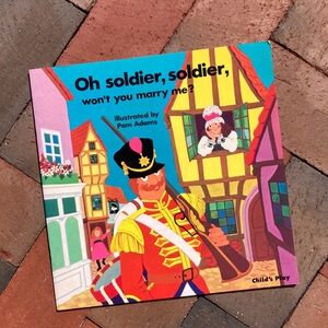 Oh Soldier Soldier Won’t You Marry Me Song Doll Cutout Book Kids Maiden Britain
